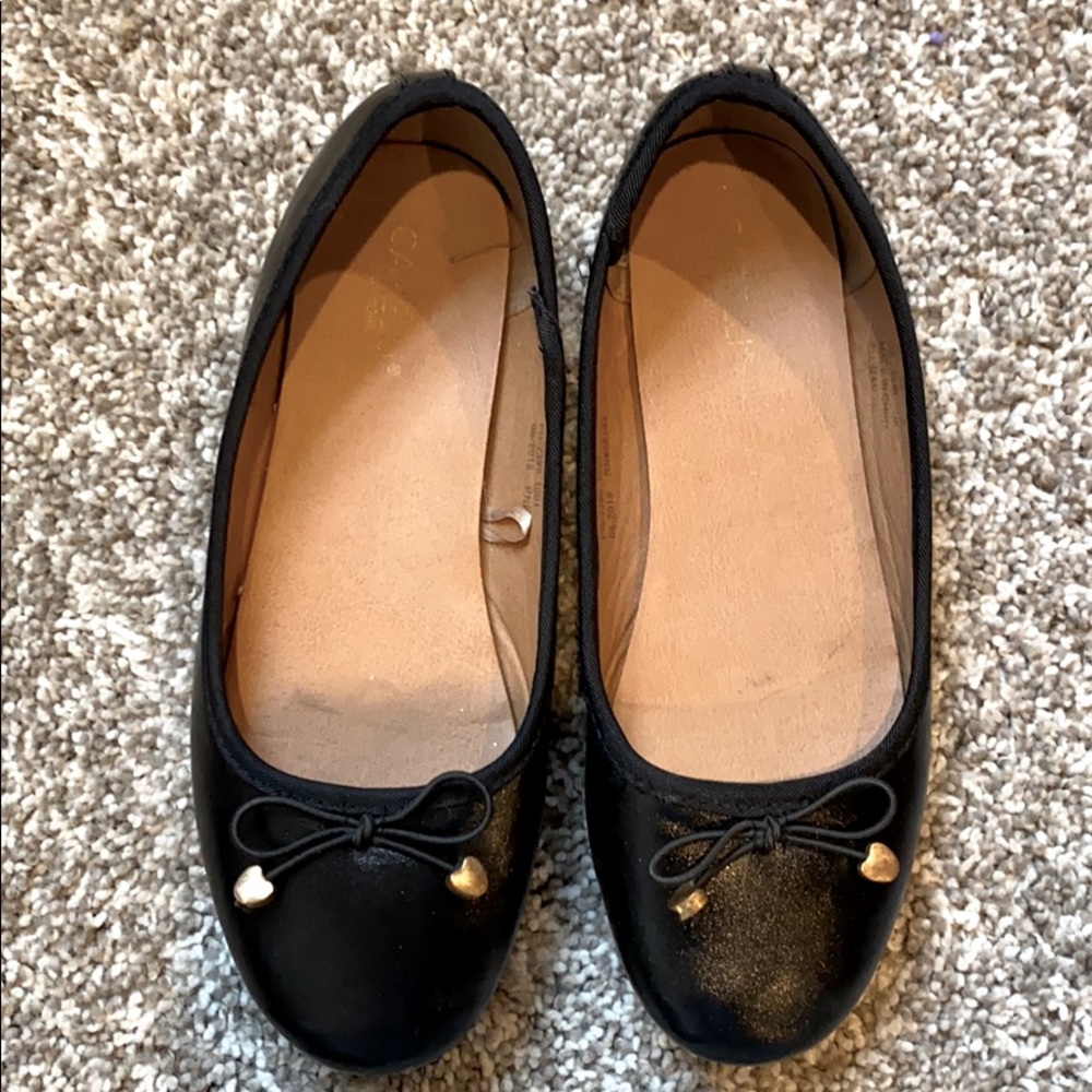 Girls Black Flats